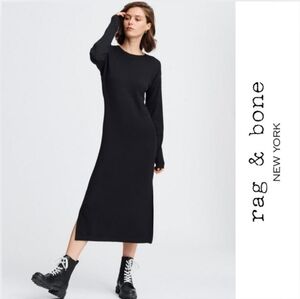 {rag & bone} Townes Dress Black XS